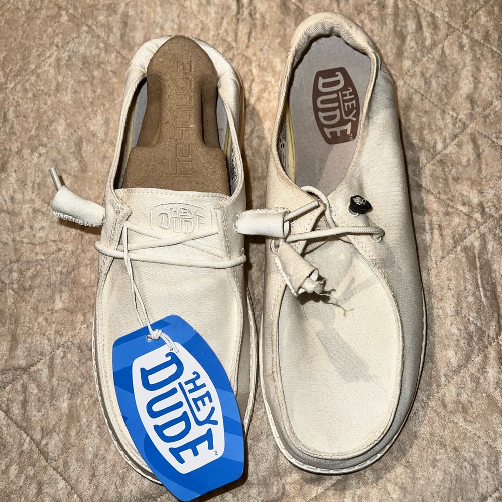 Hey Dude Woman’s White Shoes